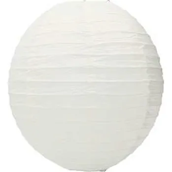 Papírový lampion BÍLÝ 35 cm