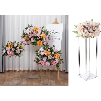 Akrylový květináč 25x20x20 cm PRŮHLEDNÝ