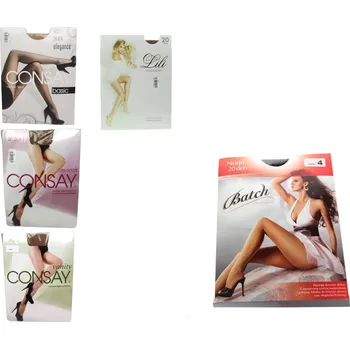 Dámské punčochy Dámské punčocháče LYCRA 20 den - velikost 5 černé MIX