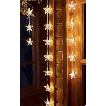 LED závěsná girlanda HVĚZDIČKY