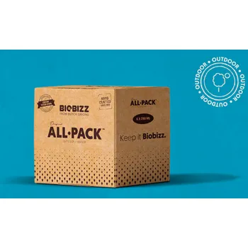 Hnojivo Hnojivo BioBizz All-Pack Outdoor - sada organických hnojiv, 6×250ml