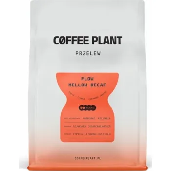 Káva Coffee Plant Kávová zrna FLOW Mellow Decaf 250 g