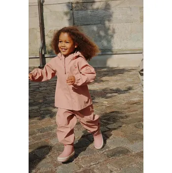 Dětská souprava Konges Sløjd PLAINY RAIN SET KS103525.9BYA růžová 39X, vel. 134-140