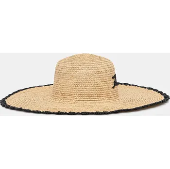 Klobouk Klobouk Karl Lagerfeld K/SIGNATURE B1W46084 béžová 08X, vel. ONE SIZE