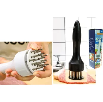 Kuchyňský nůž Nůž na maso ČERNÝ 16-bodový 20x5 cm