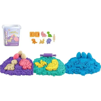 Cizí jazyk Kinetic sand with accessories in a bucket 12x11,5x11,5 cm