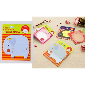 Samolepicí papírky SLON 20 ks 5x5 cm