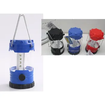 Kempingová lampa na baterie 14,5x8 cm MIX KOLOR