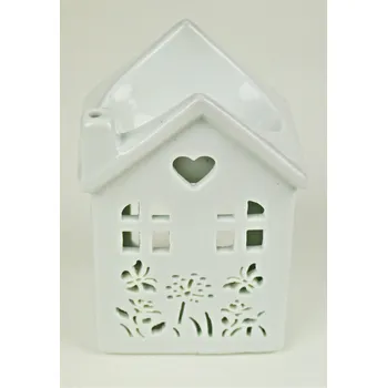 Aroma lampa ROOK TEX Keramická aroma lampa domeček vz.2