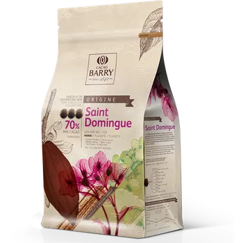 Čokoláda Cacao Barry Origin čokoláda SAINT DOMINGUE hořká 70% 1kg - Callebaut
