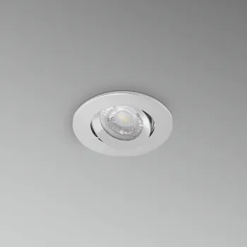 CENTURY KLAK vestavný korpus bodovka pro LED žárovku šedý výklopný včetně držáku na žárovku GU10