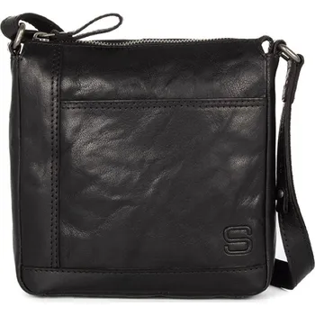 Černé kožené mini crossbody SPIKES & SPARROW