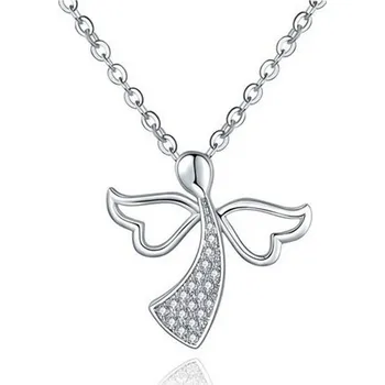 Náhrdelník Šperky4U Stříbrný náhrdelník s andílkem - ZB87982