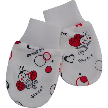 Módní doplněk ESITO | Rukavice bavlna Beruška - berušky / 62