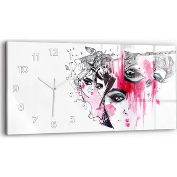 Hodiny Nástěnné hodiny Wallfluent černé 60 cm