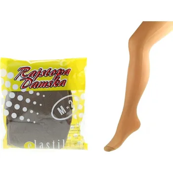 Dámské punčochy Punčocháče ELASTIL BEŽ bez klínu - velikost 2 (M)