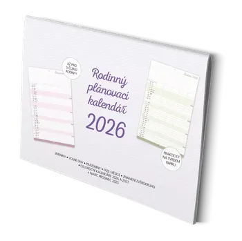 Kalendář Rodinný plánovací kalendář na rok 2026
