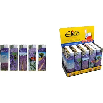 Zapalovač Piezoelektrický zapalovač s plnicím ventilem (ULD-1191) LAWENDA - 1 ks