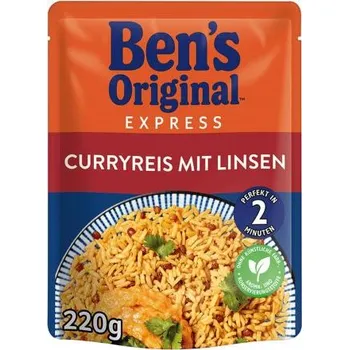 Rýže Uncle Ben's Ben's Expres Kari rýže s čočkou 220g Datum spotřeby 22.11.2025