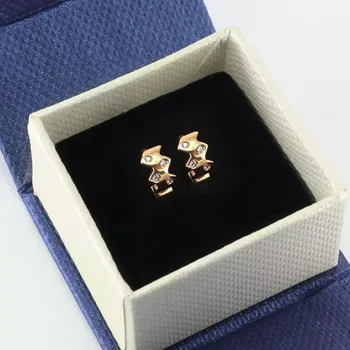 Náušnice Náušnice 8020, růžové zlacení SER.8019