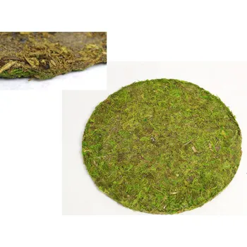 Rohožka Podložka, kulatá rohož z mechu 30 cm