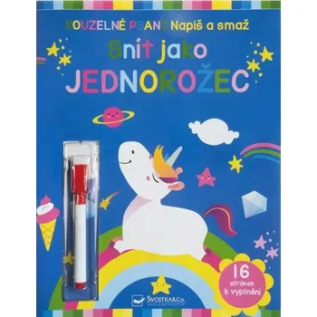 omalovánky Snít jako jednorožec