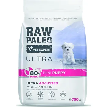 Krmivo pro psa RAW PALEO ULTRA PORK PUPPY MINI - suché vepřové krmivo pro štěňata malých plemen Balení.: 750 g