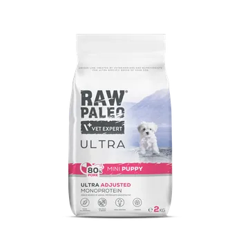 Krmivo pro psa RAW PALEO ULTRA PORK PUPPY MINI - suché vepřové krmivo pro štěňata malých plemen Balení.: 2 kg