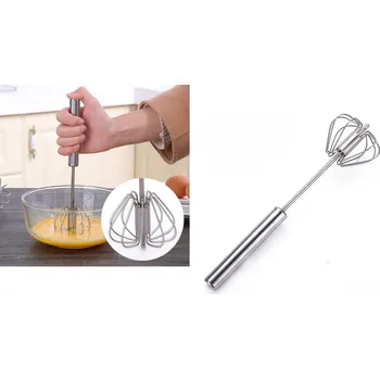 Šlehací metla Ruční ROTAČNÍ šlehač na vejce 30 cm