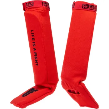 Chránič holeně pro bojový sport CHRÁNIČE HOLENÍ A NÁRTŮ FIGHTER RED Barva: Červená, Velikost: XL