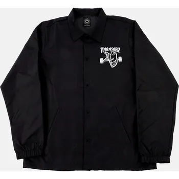 Pánský zimní kabát Bunda Thrasher X Spitfire Thrash & Burn - Black - XL