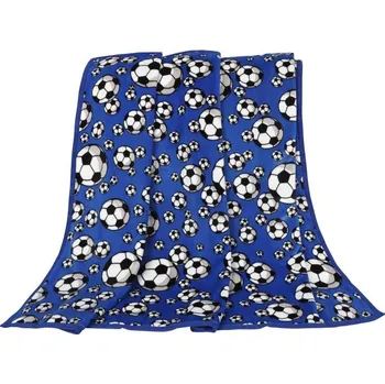 Dětská deka Dětská deka FOTBAL mikroplyš 100x155cm Český výrobce