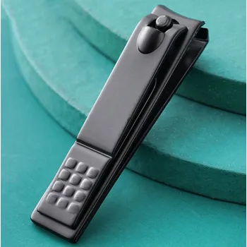 Kovové nůžky na nehty ČERNÉ 7,5 cm