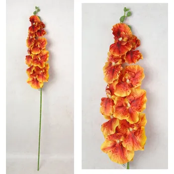 umělá květina Květina STORCZYK 3D PRINT výška 95 cm (9 květů 11-9 cm) ORANŽOVĚ ŽLUTÁ #81