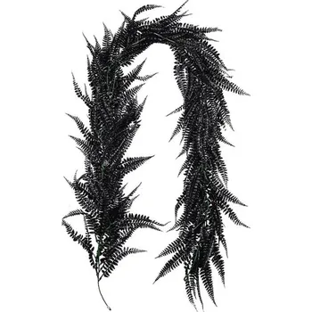 Girlanda PAPRAK 180 cm ČERNÁ