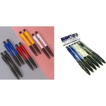 Kuličková pera s modrou náplní, sada 6 ks