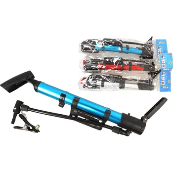 pumpička Pumpa na kolo, kov-plast, mix barev, 35 cm