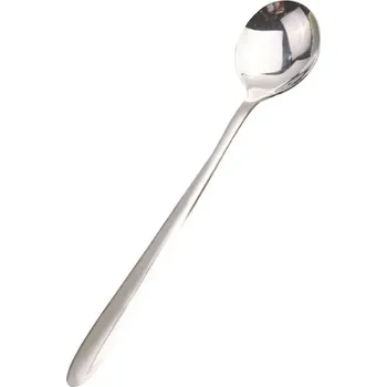 Příbor Stolní dezertní lžička s dlouhou rukojetí z nerezové oceli 18,5x3,5 – 1 ks