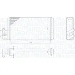 Výměník tepla, vnitřní vytápění MAGNETI MARELLI 350218403000