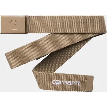 Módní doplněk Carhartt WIP C Logo Tonal (leather/white), béžová