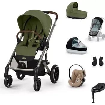 Kočárek CYBEX Balios Set XL Moss Green/Beige