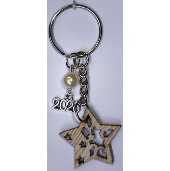 Dětské navlékací korálky Bižuterie-Klíčenka Vánoce 040