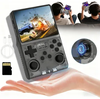 Herní konzole Přenosná herní konzole Retro Anbernic RG35XX Plus 64GB IPS BT