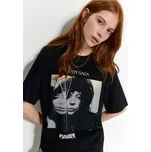 Tričko volného střihu Lady Gaga - M - House - černá - 945IQ-99X