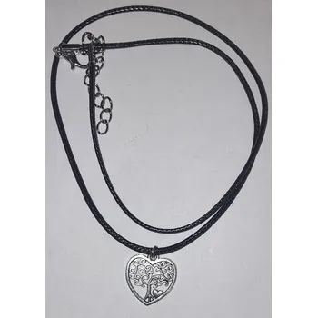 Náhrdelník Bižuterie-Bužírka na krk s přívěskem 024