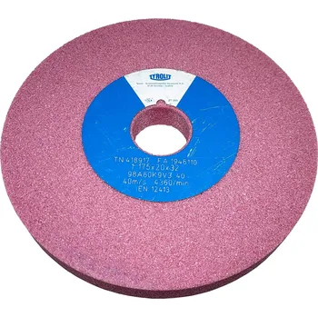Brusný kotouč Brusný kotouč na stolní brusku, 175x20mm, otvor 32mm, P60, 98A60K9VC40, Tyrolit