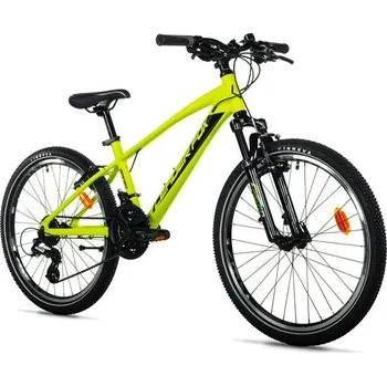 Dětské kolo Leader Fox SPIDER BOY 24 YELLOW/GREEN žluto zelené + DÁREK + Doprava ZDARMA