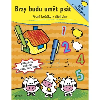 omalovánky Brzy budu umět psát-První krůčky k číslicím - Zuzana Pospíšilová