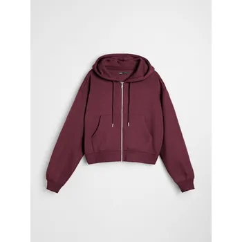 Dámská mikina Sinsay - Mikina s kapucí - burgundy - 969FI-83X - 969FI-83X-L