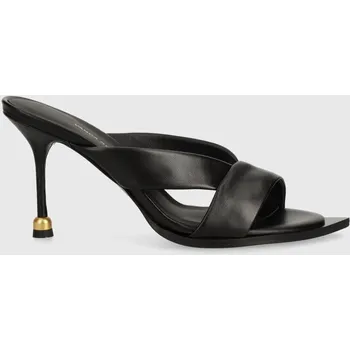 Dámské pantofle Kožené pantofle Vanda Novak Mila Mila.Deep.Black černá 99X, EUR 36